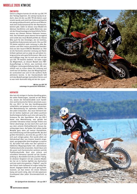 Motocross Enduro Ausgabe 07/2019