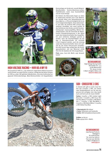 Motocross Enduro Ausgabe 07/2019