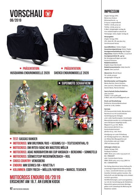 Motocross Enduro Ausgabe 07/2019