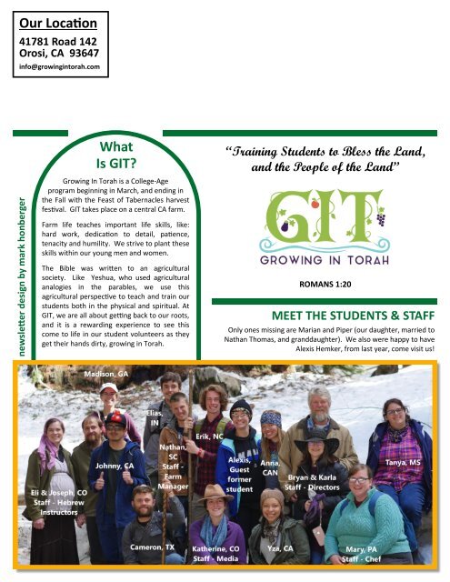 GIT Newsletter [1905] - May 2019
