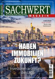 Sachwert Magazin 03/2019