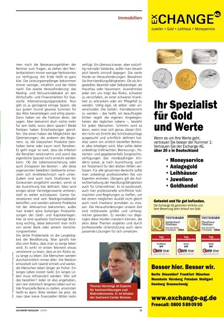 Sachwert Magazin 03/2019