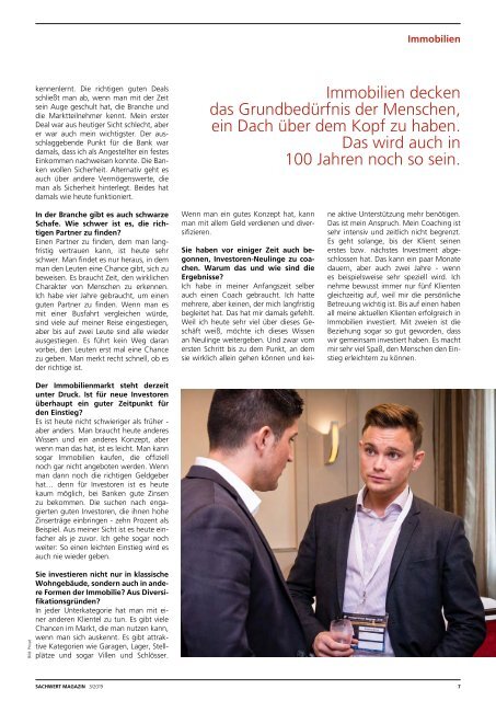 Sachwert Magazin 03/2019