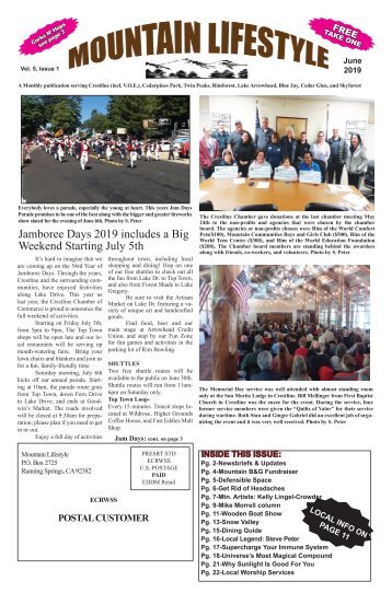 June 2019-Mountain Lifestyle-Crestline & Lake Arrowhead edition