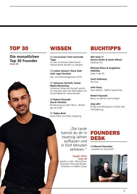 Founders Magazin, Ausgabe 2