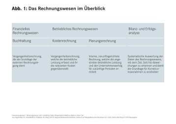 Abb. 1: Abb. 1: Das Rechnungswesen im Überblick - BWL-Online