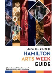 Hamilton Arts Week Guide 2019