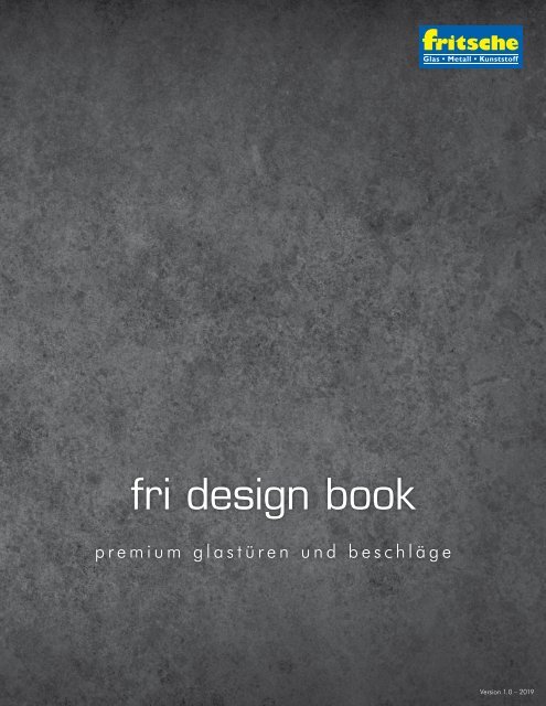 fri design book - premium glastüren und beschläge-klein