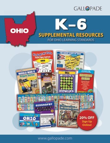 Ohio K–6 Supplemental Resources For Ohio Learning Standards