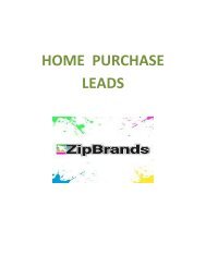 ZipBrands- Home Purchase Leads