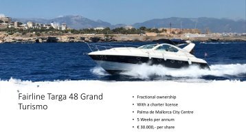 Fairline Targa 48 GT Fractional Ownership