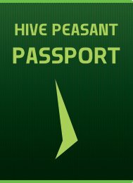 The passports of the changelings - Hive peasantry