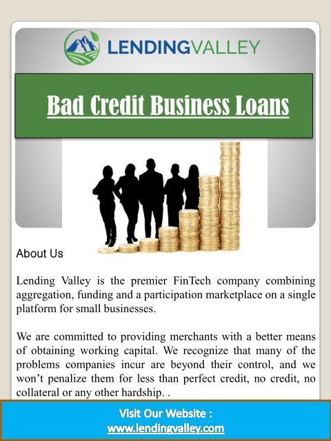 Small Business Loan By Lending Valley