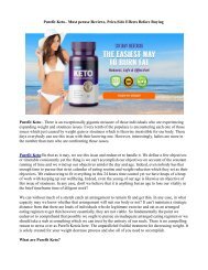 An Overview on Purefit Keto