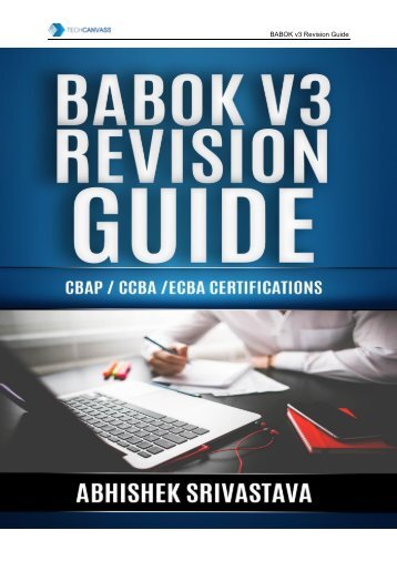 BABOK Revision Guide for ECBA - Sample Chapter RLCM