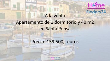 Se vende apartamento de 1 habitación y 40 m2 en Santa Ponsa (AP0007)