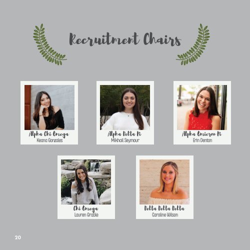 TCU Panhellenic Summer Recruitment Booklet 2019