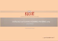 # 36 Catálogo de Pijamas Kicott Hombres Invierno 2019