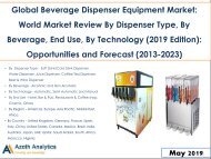 Global Beverage Dispenser Equipment Market