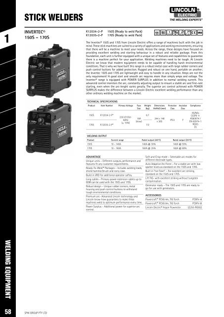 SPW Product Catalogue  2019