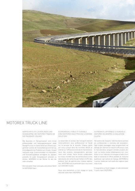TRUCK LINE Brochure DE FR IT