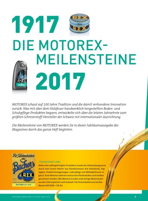 MOTOREX Magazine 2017 110 AT