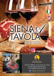 Siena a Tavola 2019/2020