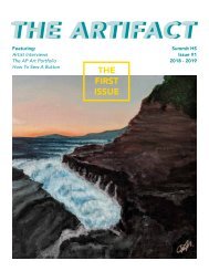 SHS_TheArtifact_Issue1