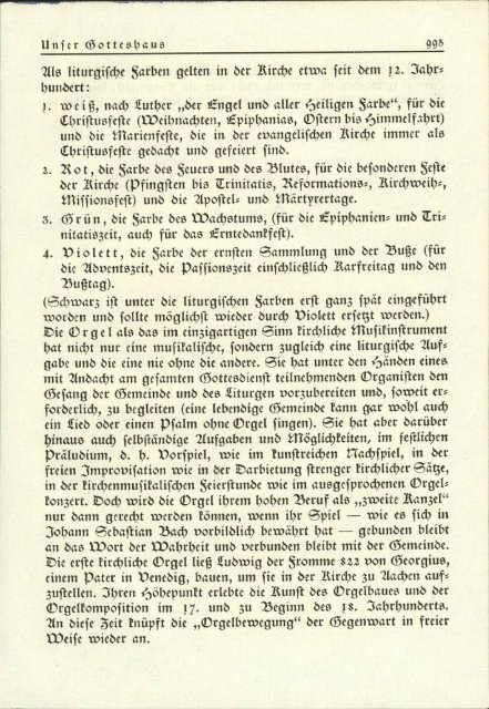 Das Kirchenbuch für die Gemeinde