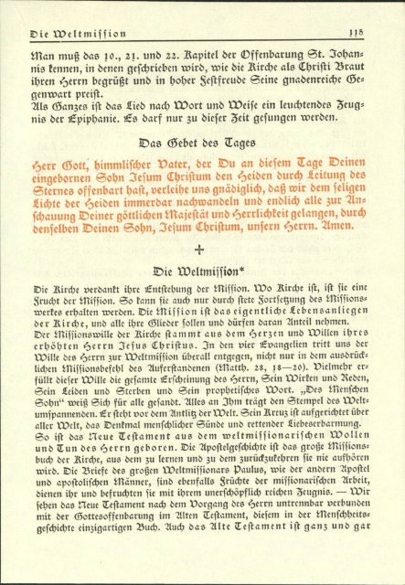 Das Kirchenbuch für die Gemeinde