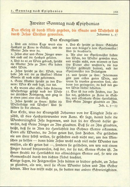 Das Kirchenbuch für die Gemeinde