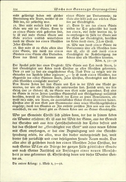 Das Kirchenbuch für die Gemeinde