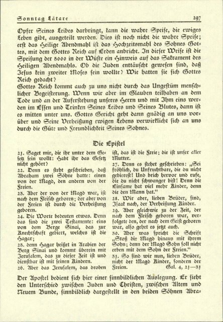 Das Kirchenbuch für die Gemeinde