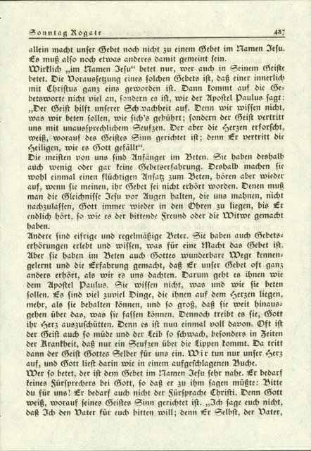 Das Kirchenbuch für die Gemeinde