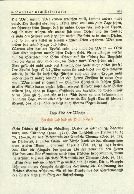 Das Kirchenbuch für die Gemeinde