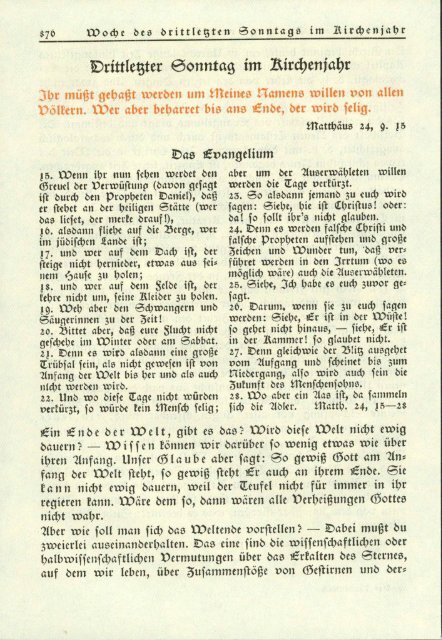 Das Kirchenbuch für die Gemeinde