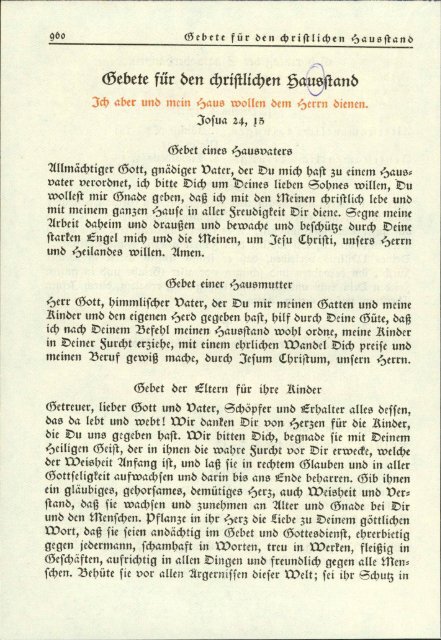 Das Kirchenbuch für die Gemeinde