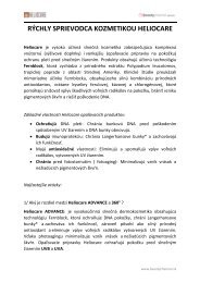 Rýchly sprievodca kozmetikou HELIOCARE