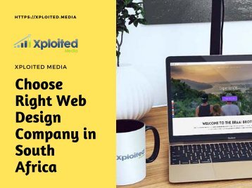 Choose Right Web Design Company in South Africa