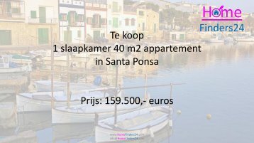 Te koop 1 slaapkamer appartement van 40 m2 in Santa Ponsa (AP0007)