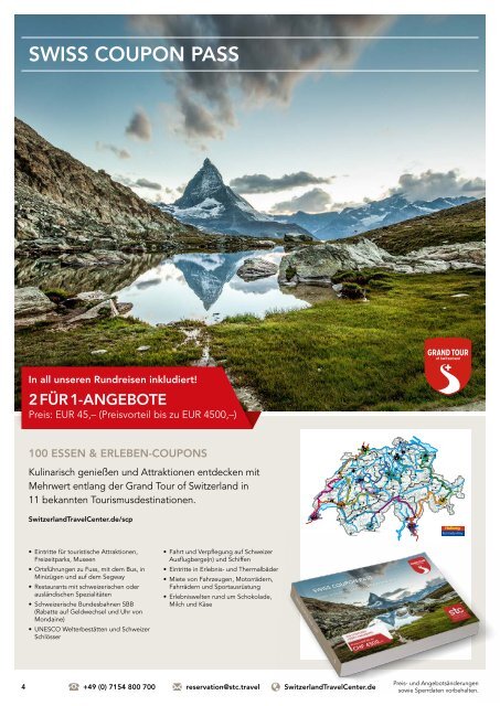 Switzerland Travel Center -  Schweiz Angebote 2019
