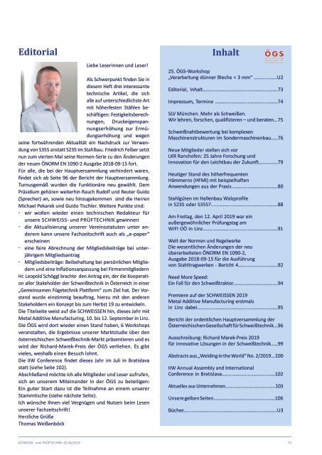 Fachzeitschrift ÖGS 05/06/2019