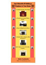 Top 5 benefits of adding a fireplace in your home 