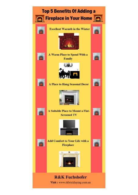 Top 5 benefits of adding a fireplace in your home 