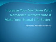  Fast-Acting Formula of Nerotenze Testosterone  For Long-Lasting Erections!