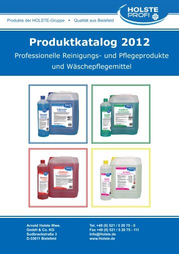 Index Produkte S. 1 - Arnold Holste Wwe.