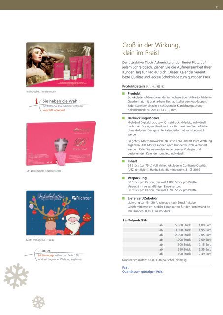 VIP Präsent - CD Lux Advent und Weihnachten 2019