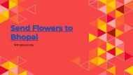 Send Flowers to Bhopal with Bloomsvilla