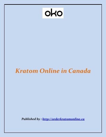 Kratom Online in Canada