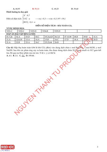 Bộ chuyên đề, bài tập trắc nghiệm tổng hợp môn Hóa học 12 (Lý thuyết, bài tập trắc nghiệm 8 chương gồm 4 chuyên đề Vô cơ và 4 chuyên đề Hữu cơ) có lời giải chi tiết